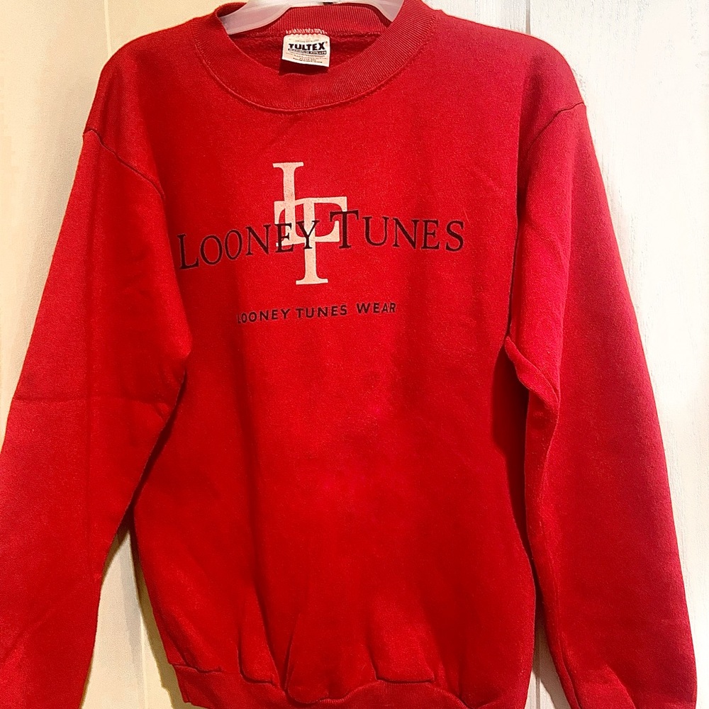 Vintage Looney Tunes Sweatshirt With Illustration on Back